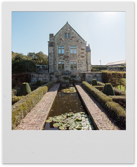 Kingston Manor house with pond